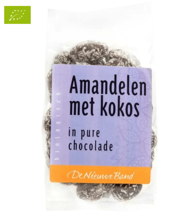 De Nieuwe Band Biologische Amandelen Kokos Chocolade